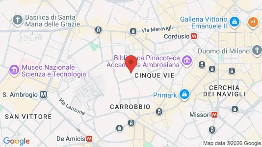 Apartments for rent i Milano Zona 1 - Centro storico - kort over placeringen