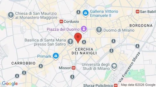 Apartments for rent i Milano Zona 1 - Centro storico - kort over placeringen