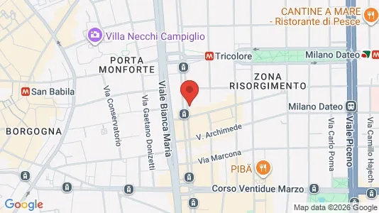 Rooms for rent i Milano Zona 1 - Centro storico - kort over placeringen