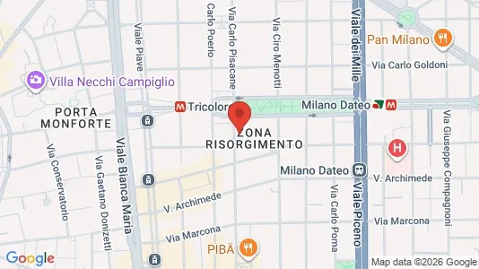 Apartments for rent i Milano Zona 1 - Centro storico - kort over placeringen