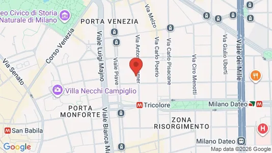 Rooms for rent i Milano Zona 1 - Centro storico - kort over placeringen