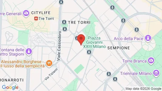 Apartments for rent i Milano Zona 1 - Centro storico - kort over placeringen