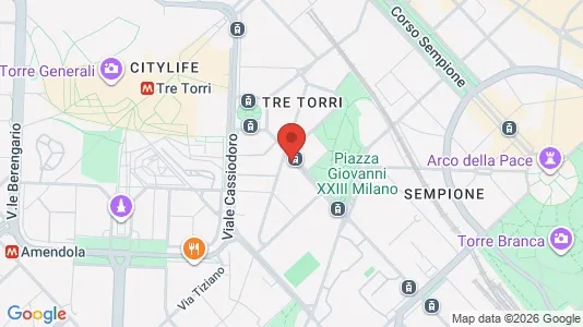 Rooms for rent i Milano Zona 1 - Centro storico - kort over placeringen