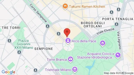 Apartments for rent i Milano Zona 1 - Centro storico - kort over placeringen