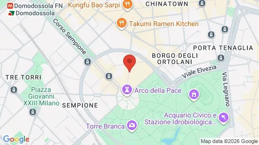 Apartments for rent i Milano Zona 1 - Centro storico - kort over placeringen