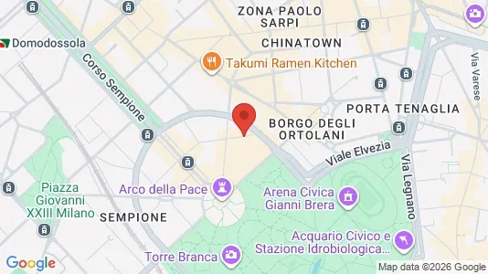 Apartments for rent i Milano Zona 1 - Centro storico - kort over placeringen