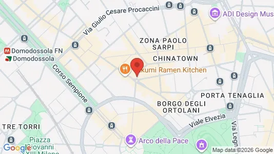 Apartments for rent i Milano Zona 1 - Centro storico - kort over placeringen
