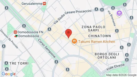 Apartments for rent i Milano Zona 1 - Centro storico - kort over placeringen