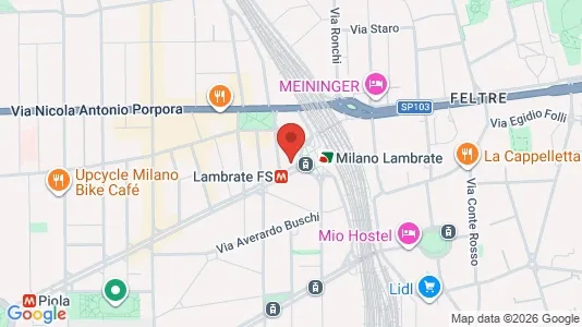 Rooms for rent i Milano Zona 3 - Porta Venezia, Città Studi, Lambrate - kort over placeringen
