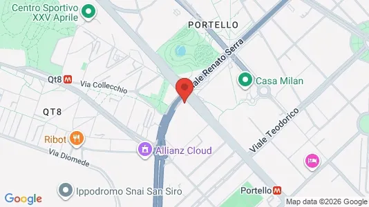 Rooms for rent i Milano Zona 7 - Baggio, De Angeli, San Siro - kort over placeringen