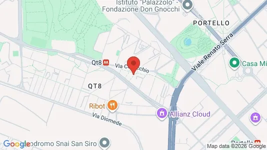 Rooms for rent i Milano Zona 7 - Baggio, De Angeli, San Siro - kort over placeringen