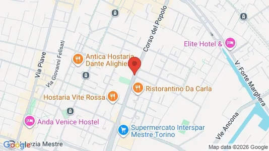 Rooms for rent i Venice - kort over placeringen
