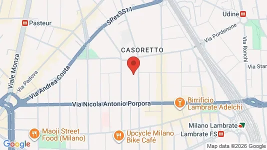 Apartments for rent i Milano Zona 3 - Porta Venezia, Città Studi, Lambrate - kort over placeringen