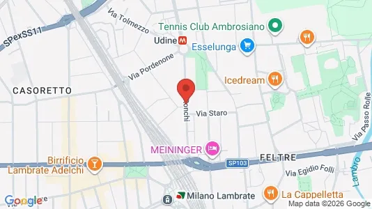 Rooms for rent i Milano Zona 3 - Porta Venezia, Città Studi, Lambrate - kort over placeringen