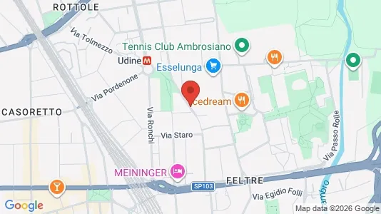 Rooms for rent i Milano Zona 3 - Porta Venezia, Città Studi, Lambrate - kort over placeringen