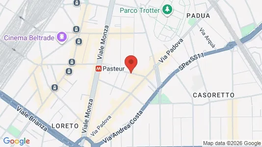 Apartments for rent i Milano Zona 2 - Stazione Centrale, Gorla, Turro, Greco, Crescenzago - kort over placeringen