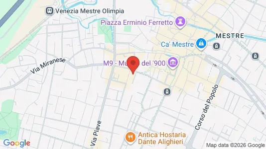 Rooms for rent i Venice - kort over placeringen