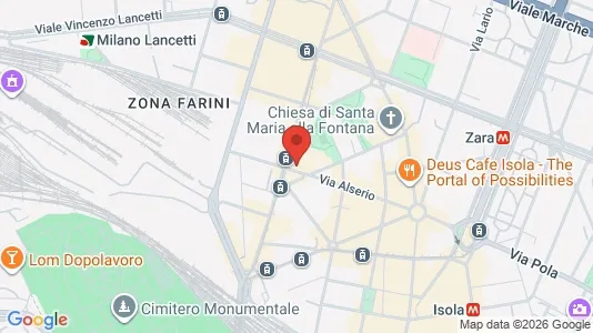 Apartments for rent i Milano Zona 1 - Centro storico - kort over placeringen