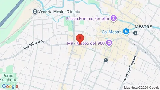 Rooms for rent i Venice - kort over placeringen