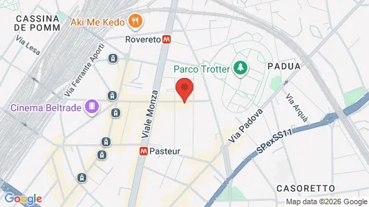 Apartments for rent i Milano Zona 2 - Stazione Centrale, Gorla, Turro, Greco, Crescenzago - kort over placeringen