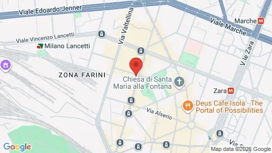 Apartments for rent i Milano Zona 9 - Porta Garibaldi, Niguarda - kort over placeringen