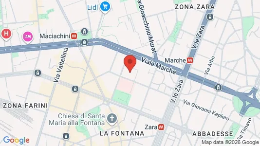 Rooms for rent i Milano Zona 9 - Porta Garibaldi, Niguarda - kort over placeringen