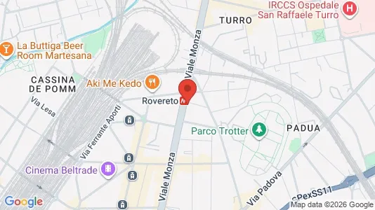 Apartments for rent i Milano Zona 2 - Stazione Centrale, Gorla, Turro, Greco, Crescenzago - kort over placeringen
