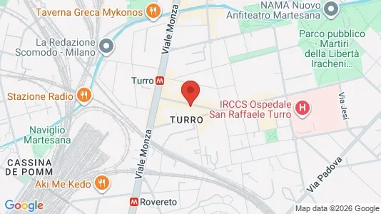 Apartments for rent i Milano Zona 2 - Stazione Centrale, Gorla, Turro, Greco, Crescenzago - kort over placeringen