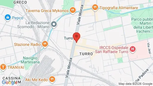 Apartments for rent i Milano Zona 2 - Stazione Centrale, Gorla, Turro, Greco, Crescenzago - kort over placeringen