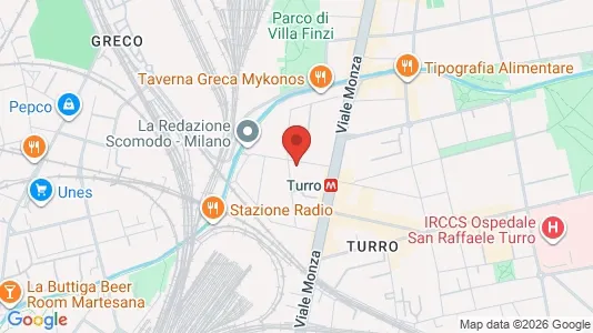 Apartments for rent i Milano Zona 2 - Stazione Centrale, Gorla, Turro, Greco, Crescenzago - kort over placeringen