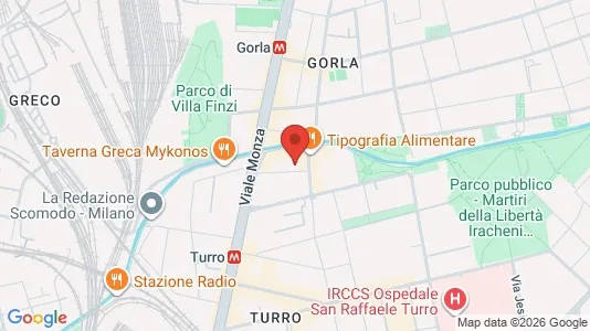 Rooms for rent i Milano Zona 2 - Stazione Centrale, Gorla, Turro, Greco, Crescenzago - kort over placeringen