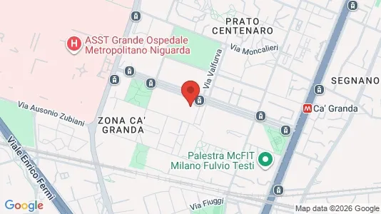 Rooms for rent i Milano Zona 9 - Porta Garibaldi, Niguarda - kort over placeringen
