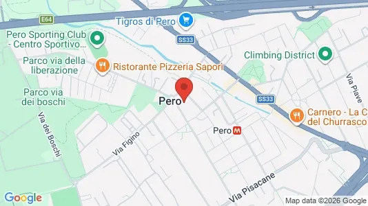 Apartments for rent i Pero - kort over placeringen
