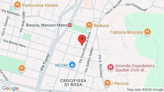 Rooms for rent i Brescia - kort over placeringen