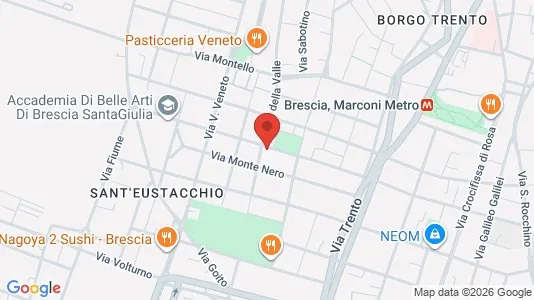 Rooms for rent i Brescia - kort over placeringen