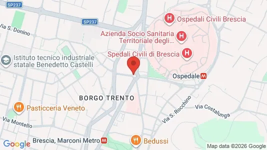 Rooms for rent i Brescia - kort over placeringen