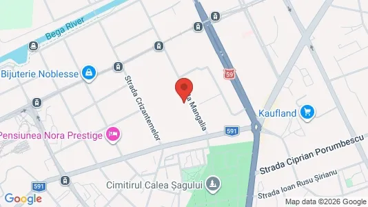 Apartments for rent i Timişoara - kort over placeringen