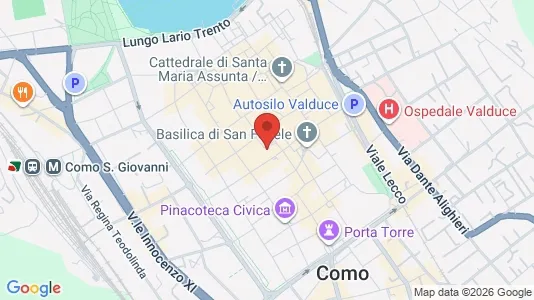 Apartments for rent i Como - kort over placeringen
