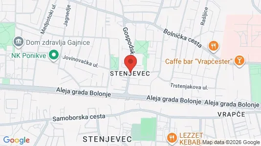 Apartments for rent i Sljeme (Medvednica-Tomislavac) - kort over placeringen