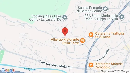 Apartments for rent i Cernobbio - kort over placeringen