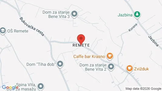Apartments for rent i Sljeme (Medvednica-Tomislavac) - kort over placeringen