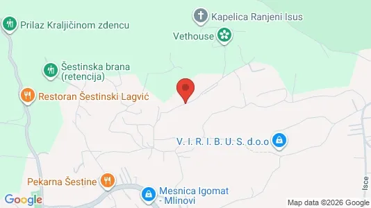 Apartments for rent i Sljeme (Medvednica-Tomislavac) - kort over placeringen