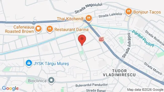 Apartments for rent i Târgu Mureş - kort over placeringen