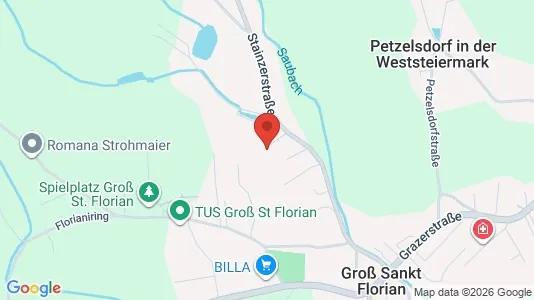 Apartments for rent i Groß Sankt Florian - kort over placeringen