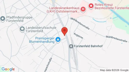 Apartments for rent i Fürstenfeld - kort over placeringen