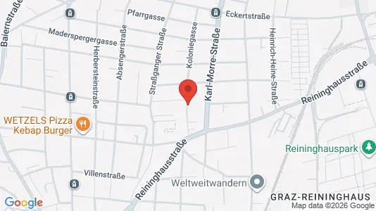 Apartments for rent i Graz - kort over placeringen