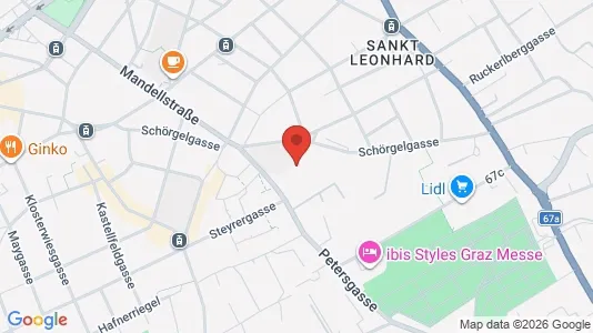 Apartments for rent i Eggersdorf bei Graz - kort over placeringen