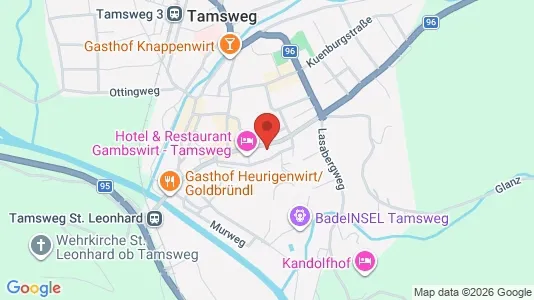 Apartments for rent i Tamsweg - kort over placeringen