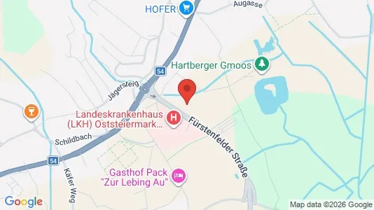 Apartments for rent i Grafendorf bei Hartberg - kort over placeringen