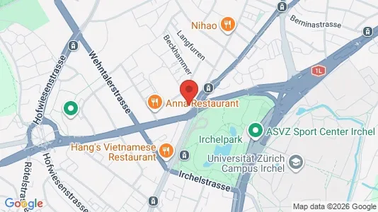 Apartments for rent i Zürich Distrikt 6 - kort over placeringen
